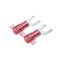 Panduit Fork Terminal, #8 Stud Size, 18 AWG, 600 V, Nylon Insulated, Red, Crimp Termination Only, 3000 PK PNF18-8F-3K - alternate 2